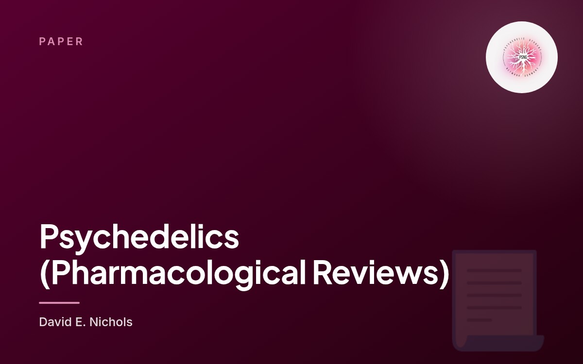 Psychedelics (Pharmacological Reviews)